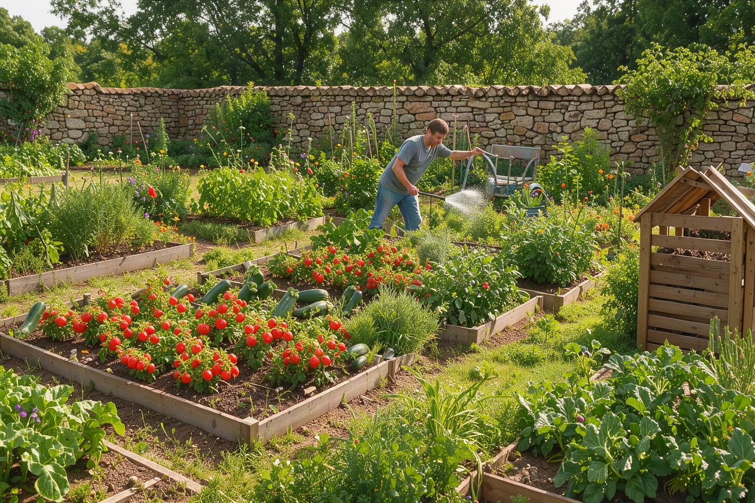 Dégustation de produits du jardin